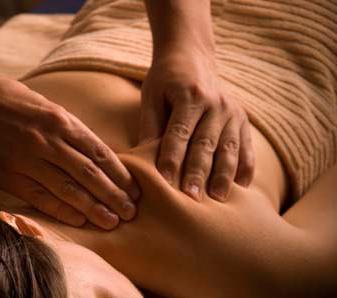 терапевтичен масаж на гърба