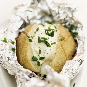 patate a microonde in una borsa