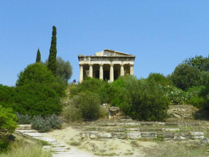 Храм Хефестуса Опис