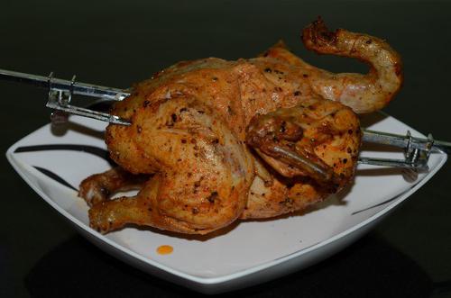 kuhanje piščanca na žaru v pečici