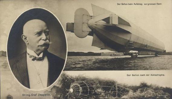 Největší vzducholoď Hindenburg