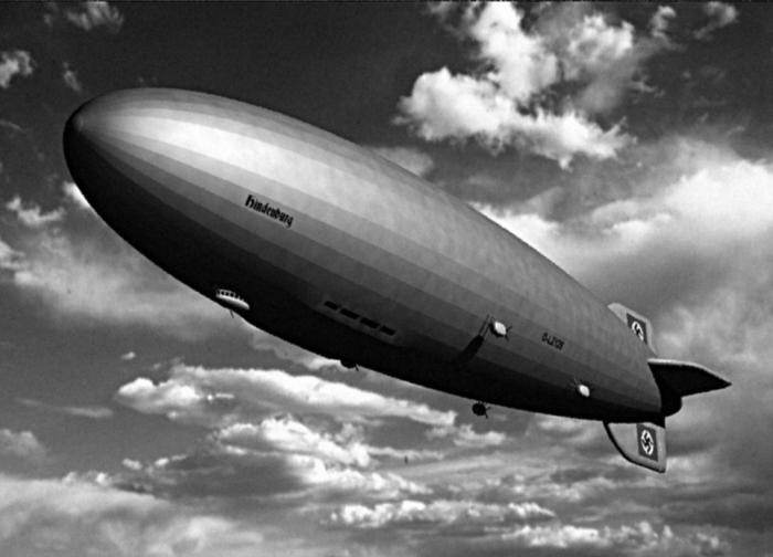 Největší vzducholoď Hindenburg