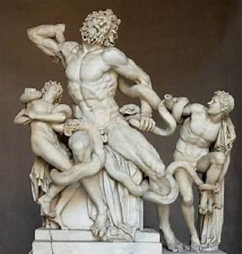 Rzymska kopia rzeźby greckiej.  Laocoon