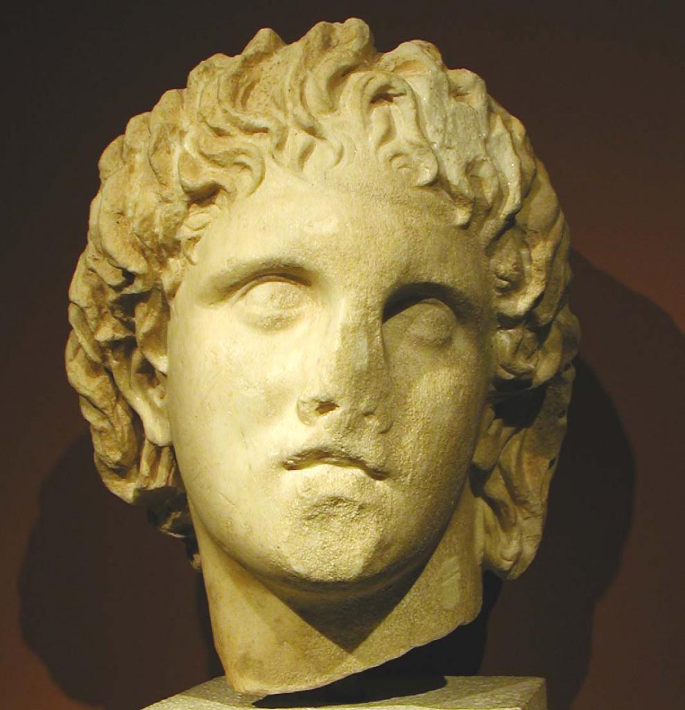 Kiparski portret Aleksandra Makedonskega