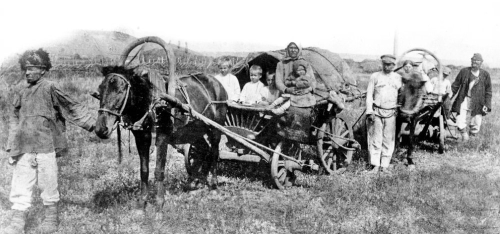 Trasferimento dei contadini durante la riforma agraria
