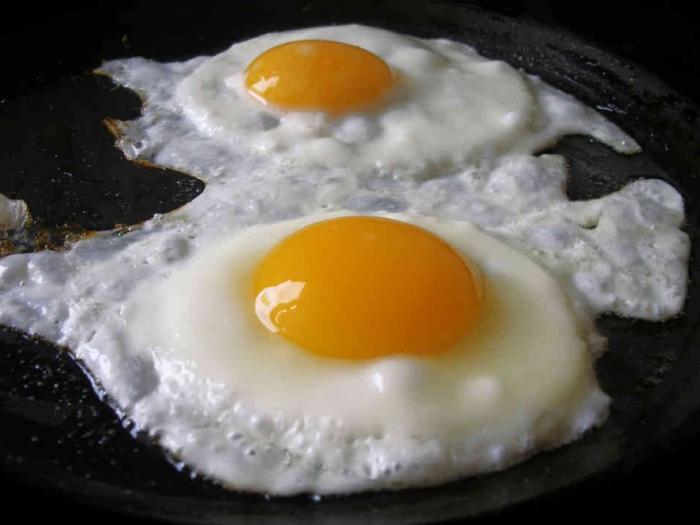 Колко калории в пържено яйце