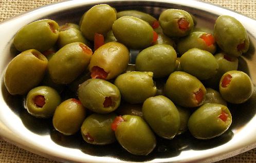 l'uso di olive in scatola