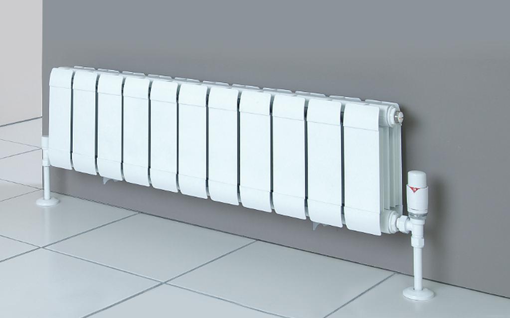 Hliníkový radiátor s více průřezy