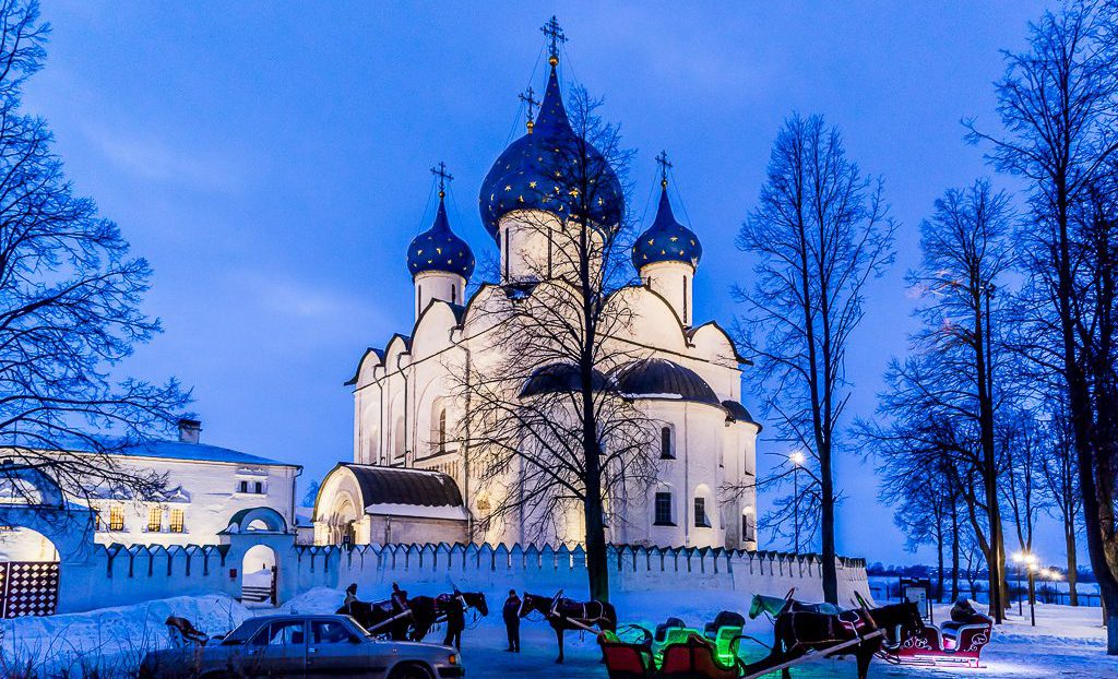 Kreml Suzdal w zimie
