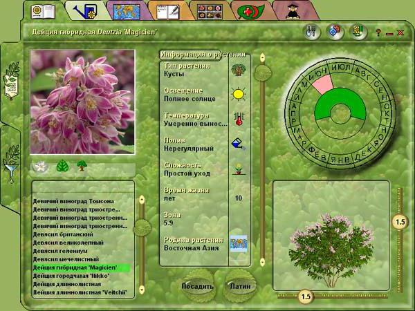 program planiranja vrta