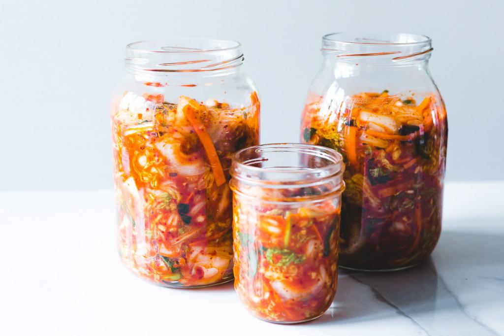 Čínské zelí kimchi krok za krokem recept