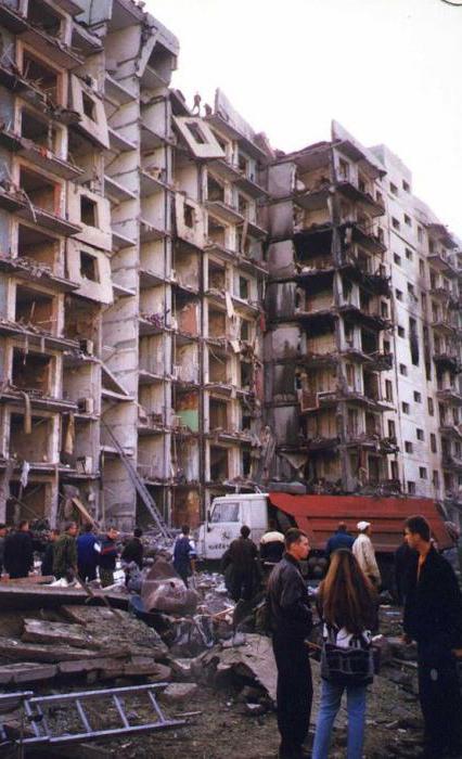 bombardování bytů v Rusku