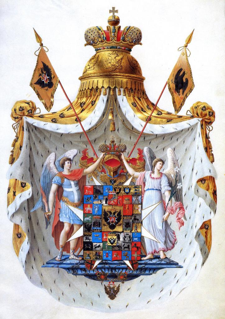 голям герб на Руската империя