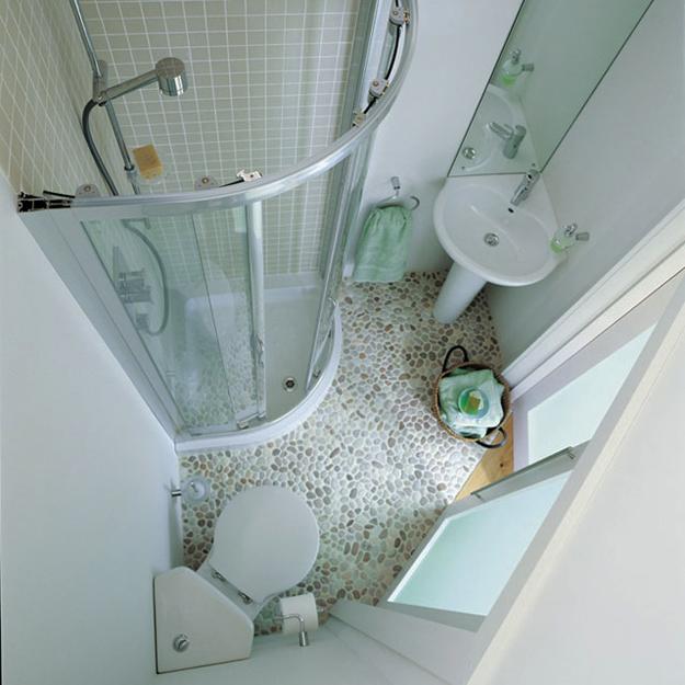 progettazione di un piccolo bagno con doccia