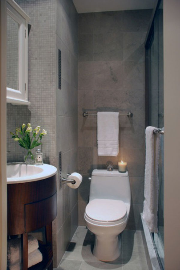 oblikovanje WC-ja v klasičnem slogu