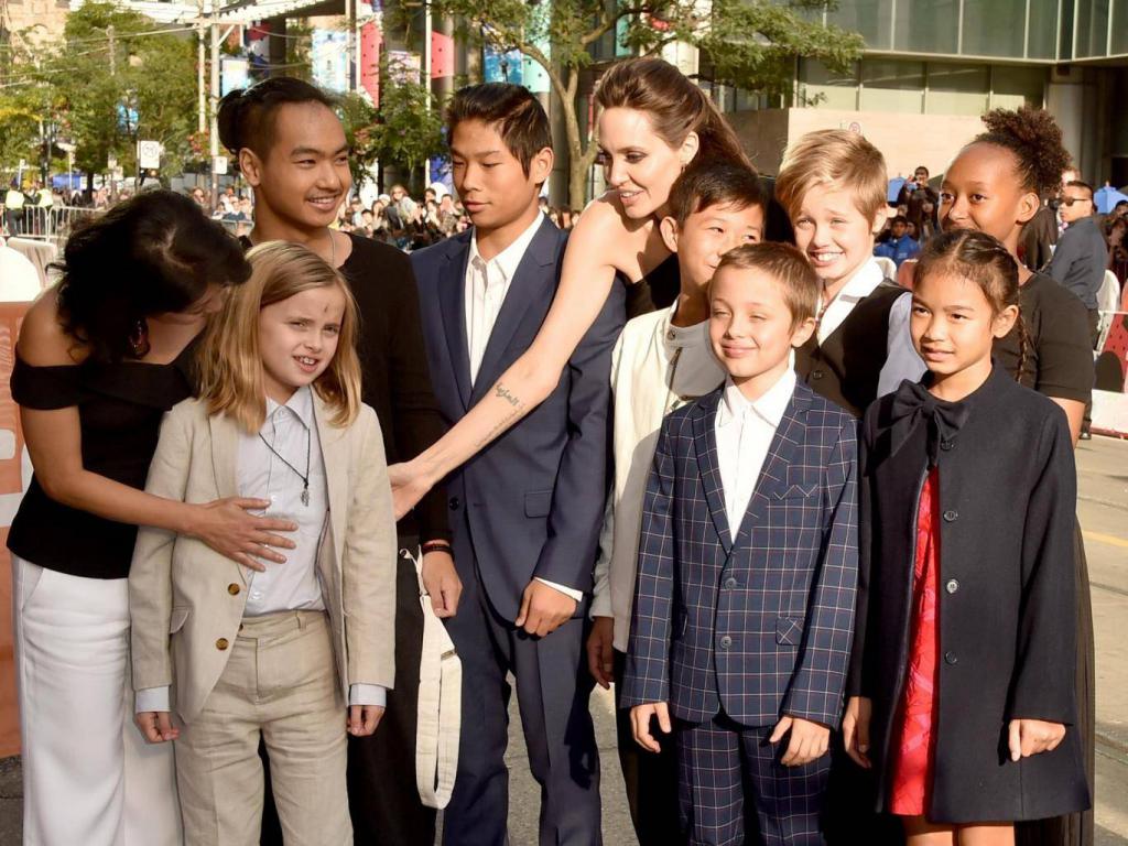 Angelina Jolie e i suoi figli