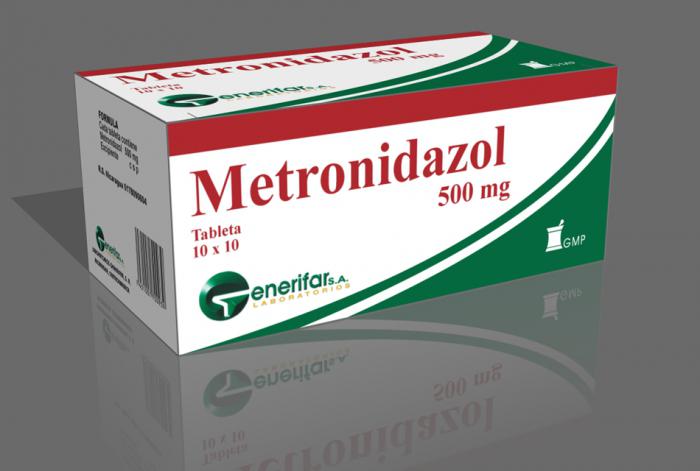 metronidazol tablety návod k použití