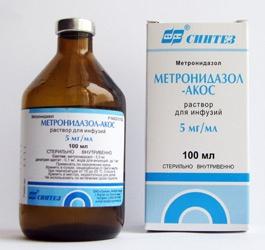 vedlejší účinky metronidazolu