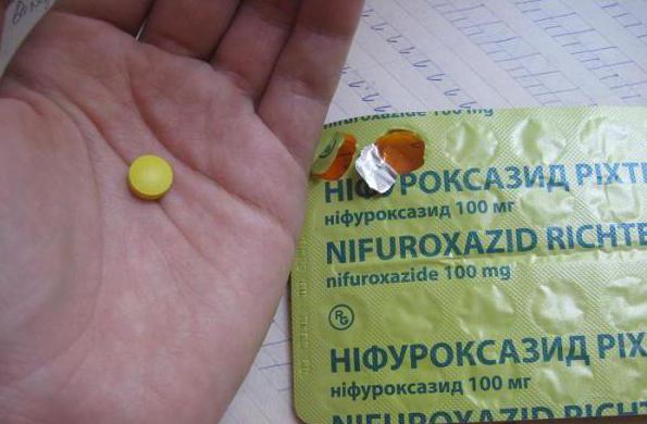 tablety s nifuroxazidem