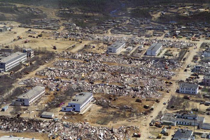 Neftegorsk zemětřesení v roce 1995