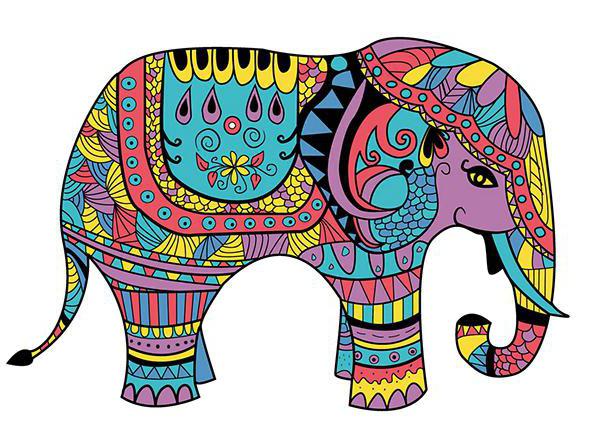 slon v indijskem simbolu
