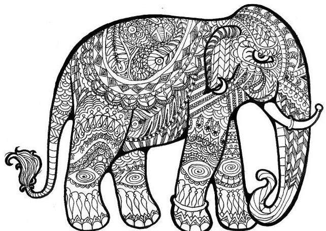slonski simbol tega, kar z dvignjenim deblom