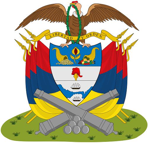 Il frutto dello stemma della Colombia