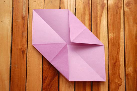 papirna origami omotnica