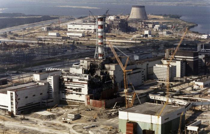 wybuch w roku elektrowni jądrowej w Czarnobylu
