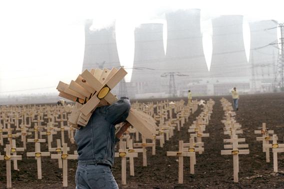esplosione sulle conseguenze della centrale nucleare di Chernobyl