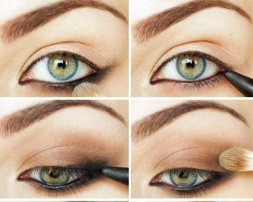 makijaż dla zielonych oczu