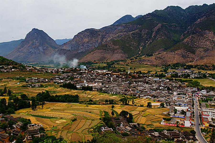 Селище във Великата китайска равнина