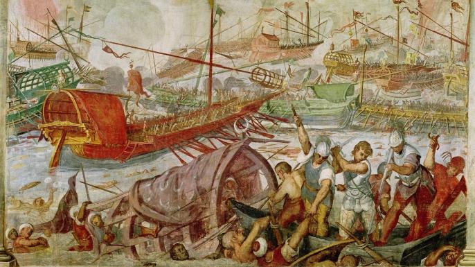 battaglie navali dell'antichità