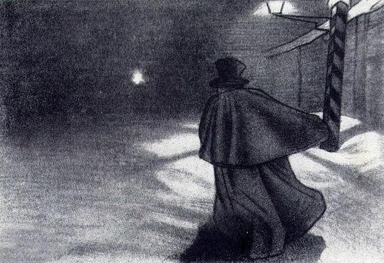 obraz Petrohradu v příběhu Gogolova pláštěnka