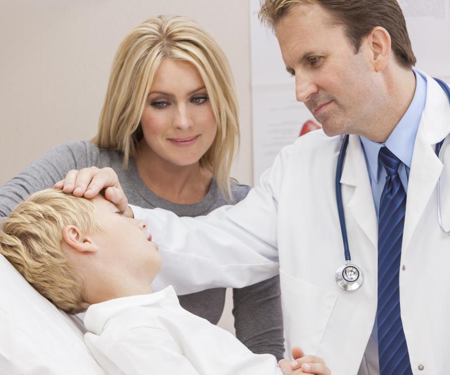 Příjem dítěte infekčních nemocí lékaře
