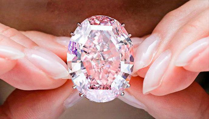 il più grande diamante rosa del mondo