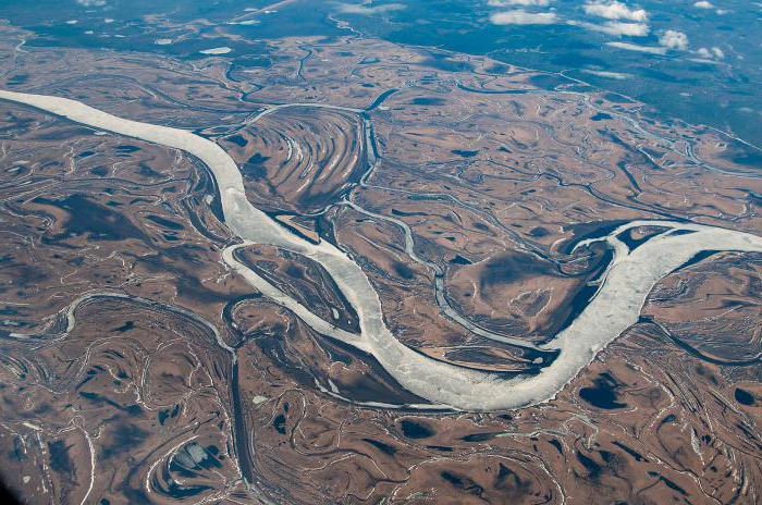caratteristiche dei fiumi del bacino dell'Oceano Artico