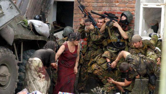 attacco terroristico a Beslan il 1 ° settembre 2004