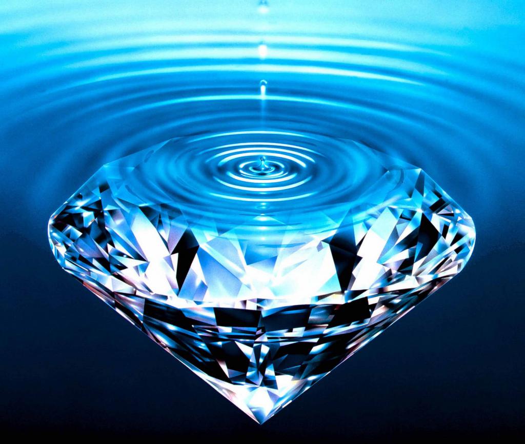 Светлост, дијамант и вода