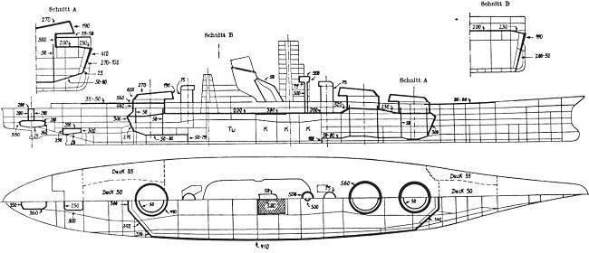 Crteži bojnog broda Yamato