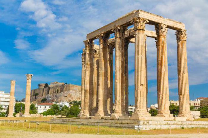 znamenitosti drevne Grčke