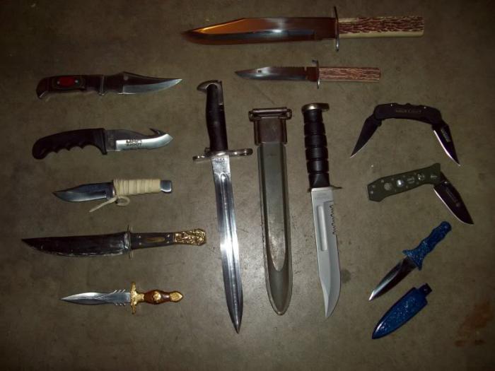 vrste lovačkih noževa