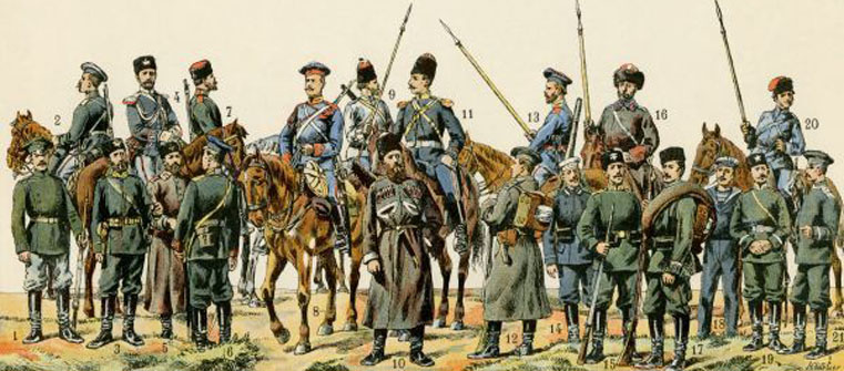 Руска војна униформа 1900-их