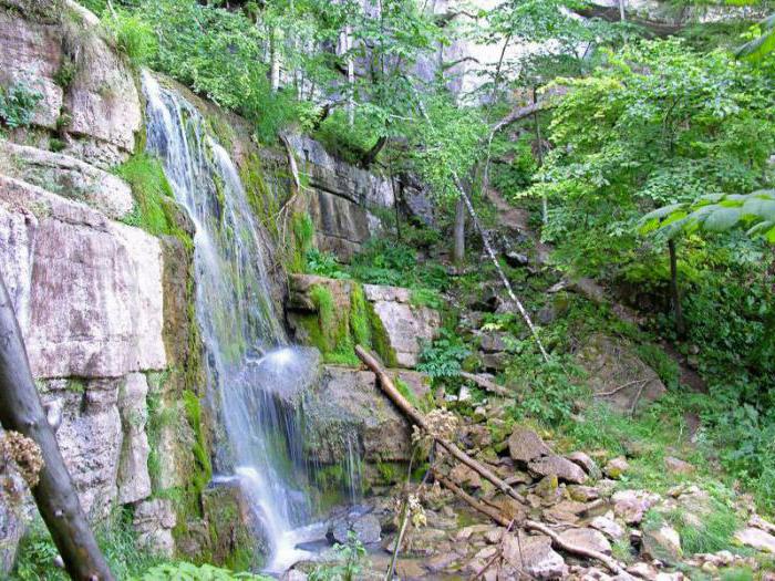 vodopád Kuk Karauk v Baškiří