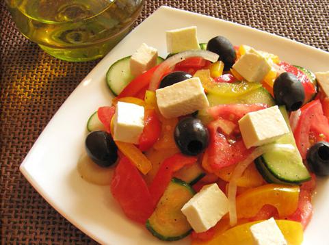 Najbolj slasten grški solatni recept