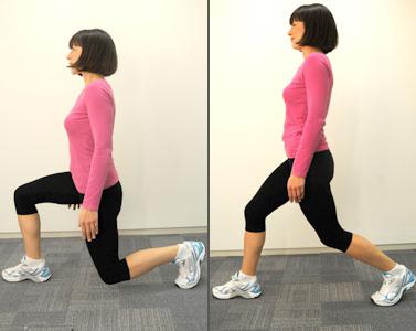 cvičení hubnutí stehna a hýždě