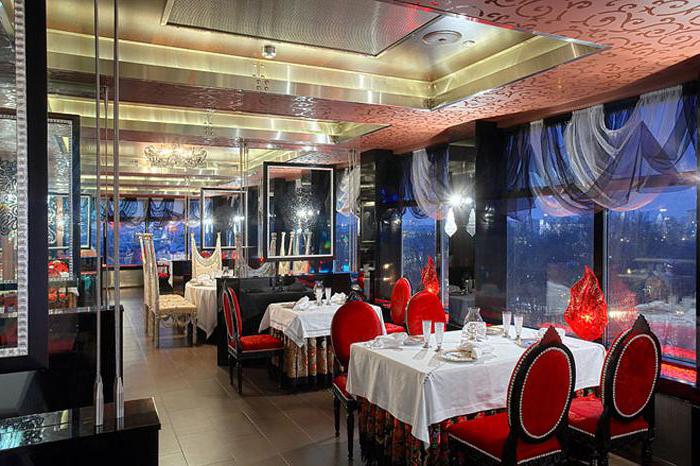 panoramatické Moskevské restaurace