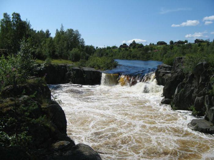 bijeli vodopad Karelia