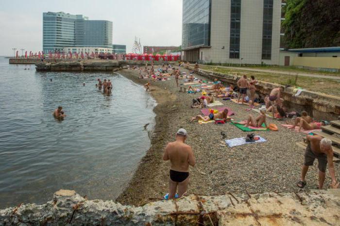 pláže Vladivostoku