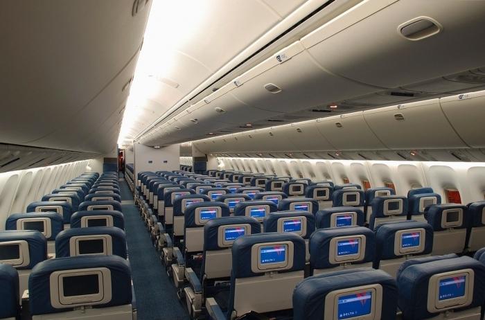 Boeing 767 rozložení kabiny